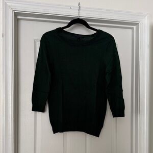 J Crew Tippi Sweater in Hunter Green